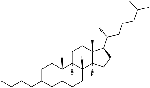 3-Butyl-5ξ-cholestane Structure