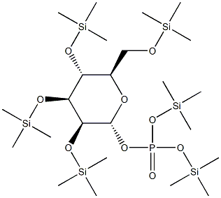 2-O,3-O,4-O,6-O-Tetrakis(trimethylsilyl)-α-D-mannopyranose[인산비스(트리메틸실릴)]에스테르