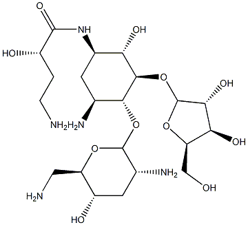 3'-deoxybutirosin A 化学構造式