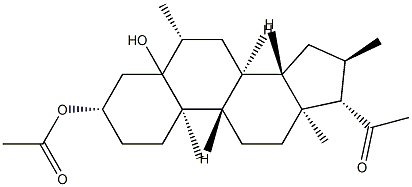 3β-(Acetyloxy)-5-hydroxy-6β,16α-dimethylpregnan-20-one|