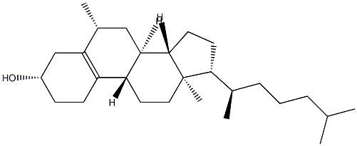6β-Methyl-19-norcholest-5(10)-en-3β-ol,55623-04-6,结构式