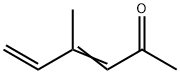 3,5-Hexadien-2-one, 4-methyl- (6CI,9CI),55626-68-1,结构式