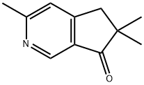 5,6-Dihydro-3,6,6-trimethyl-7H-2-pyrindin-7-one Struktur