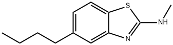 2-Benzothiazolamine,5-butyl-N-methyl-(9CI) Structure