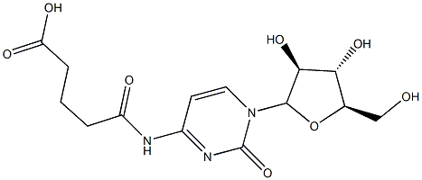 N(4)-(4-카르복시부티릴)-1-베타-아라비노푸라노실시토신