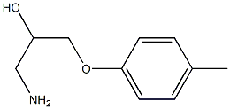 1-amino-3-(4-methylphenoxy)propan-2-ol,55776-85-7,结构式