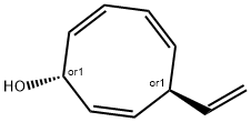 2,4,7-Cyclooctatrien-1-ol, 6-ethenyl-, (1R,6R)-rel- (9CI) 化学構造式