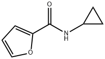 2-Furancarboxamide,N-cyclopropyl-(9CI) 结构式