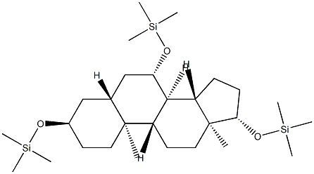 [(5α-Androstane-3α,7β,17β-triyl)tris(oxy)]tris(trimethylsilane)|