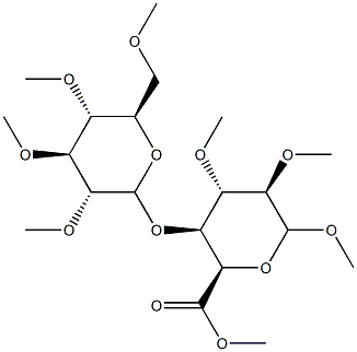 메틸2-O,3-O-디메틸-4-O-(2-O,3-O,4-O,6-O-테트라메틸-α-D-글루코피라노실)-D-글루코피라노시두론산메틸에스테르