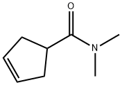 3-Cyclopentene-1-carboxamide,N,N-dimethyl-(9CI) Structure