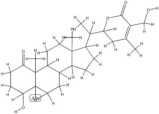 2,3-ジヒドロウィタフェリンA 化学構造式