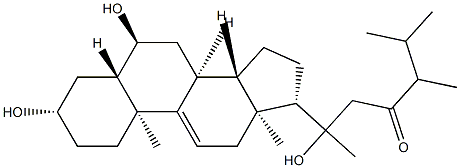 (20ξ,24ξ)-3β,6α,20-Trihydroxy-5α-ergost-9(11)-en-23-one|