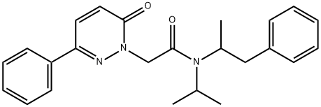 N-이소프로필-N-(α-메틸페네틸)-6-옥소-3-페닐-1(6H)-피리다진아세트아미드