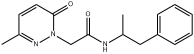 N-(α-메틸페네틸)-3-메틸-6-옥소-1(6H)-피리다진아세트아미드