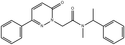 55902-12-0 N-Methyl-N-(α-methylbenzyl)-6-oxo-3-phenyl-1(6H)-pyridazineacetamide