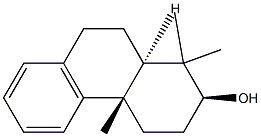 1,1,4aβ-Trimethyl-1,2,3,4,4a,9,10,10aα-octahydrophenanthrene-2β-ol,55902-87-9,结构式