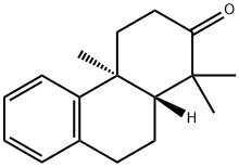 (4aS)-3,4,4a,9,10,10aα-ヘキサヒドロ-1,1,4aβ-トリメチルフェナントレン-2(1H)-オン 化学構造式