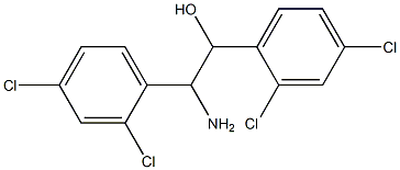 β-Amino-2,4-dichloro-α-(2,4-dichlorophenyl)benzeneethanol Structure