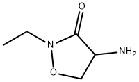 3-Isoxazolidinone,4-amino-2-ethyl-(9CI) Structure
