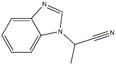 1H-Benzimidazole-1-acetonitrile,alpha-methyl-(9CI),55982-94-0,结构式