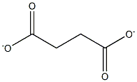 琥珀酸根, 56-14-4, 结构式