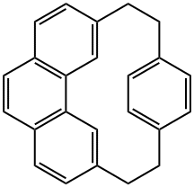 7,8,13,14-テトラヒドロ-1,15:4,6:9,12-トリエテノベンゾシクロテトラデセン 化学構造式