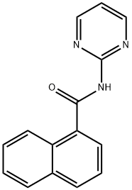 1-Naphthalenecarboxamide,N-2-pyrimidinyl-(9CI) Structure