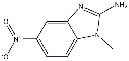 1H-Benzimidazol-2-amine,1-methyl-5-nitro-(9CI) 结构式