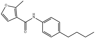 3-Furancarboxamide,N-(4-butylphenyl)-2-methyl-(9CI) 结构式