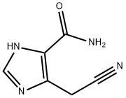 1H-Imidazole-4-carboxamide,5-(cyanomethyl)-(9CI) 化学構造式