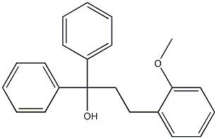 2-Methoxy-α,α-diphenylbenzene-1-propanol,56052-54-1,结构式