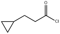 3-cyclopropylpropanoyl chloride 化学構造式