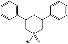 4-OXO-2,6-DIPHENYL-4H-4LAMBDA*5*-[1,4]OXAPHOSPHININ-4-OL 化学構造式