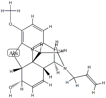 (5alpha,6alpha)-17-allyl-7,8-didehydro-4,5-epoxy-3-methoxymorphinan-6-ol Structure