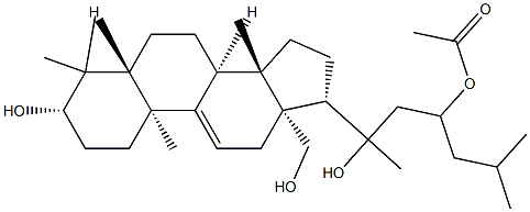 (20ξ)-5α-Lanost-9(11)-ene-3β,18,20,23-tetrol 23-acetate|