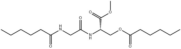 56272-46-9 N-(1-Oxohexyl)-Gly-O-(1-oxohexyl)-L-Ser-OMe