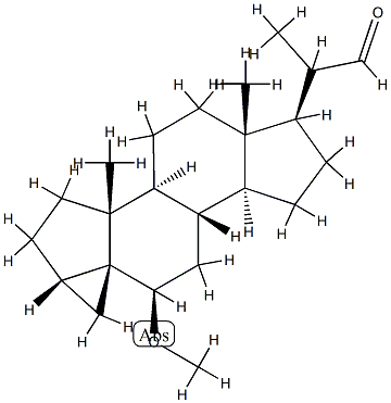 6β-Methoxy-3β,5-cyclo-5α-pregnane-20-carbaldehyde|