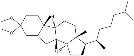 56324-21-1 3,3-Dimethoxy-B-norcholestane