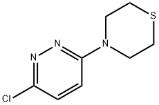 4-(6-氯哒嗪-3-基)硫代吗啉, 56392-82-6, 结构式