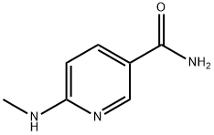 3-Pyridinecarboxamide,6-(methylamino)-(9CI) Struktur