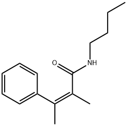 (Z)-N-Butyl-α,β-dimethylcinnamamide Structure