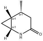 2-Azabicyclo[4.1.0]heptan-3-one,5-methyl-,(1R,5R,6R)-rel-(9CI) Structure