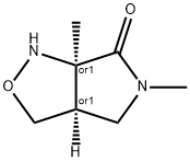 6H-Pyrrolo[3,4-c]isoxazol-6-one,hexahydro-5,6a-dimethyl-,(3aR,6aR)-rel-,566155-33-7,结构式