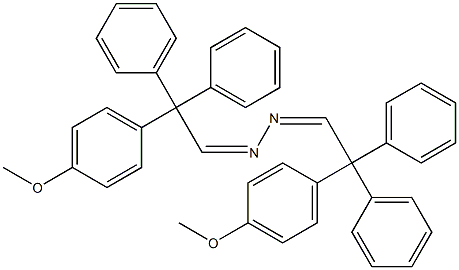 4-Methoxy-α,α-diphenylbenzeneacetaldehyde [2-(4-methoxyphenyl)-2,2-diphenylethylidene]hydrazone Struktur