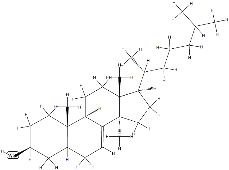 14-Methylcholest-7-en-3β-ol Struktur