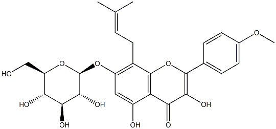 淫羊藿次苷I 结构式