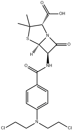 6α-[[4-[Bis(2-chloroethyl)amino]benzoyl]amino]penicillanic acid|
