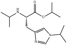 Nα,1-Bis(1-methylethyl)-L-histidine 1-methylethyl ester Struktur