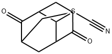 4,8-Dioxotricyclo[3.3.1.13,7]decan-2-yl thiocyanate Structure